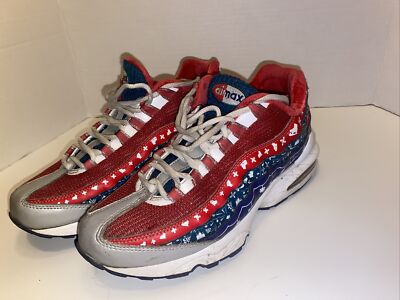 Nike Air Max Christmas Ugly Sweater Shoes Noble RARE US 7Y | eBay