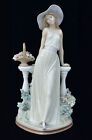 Lladro #5378 " Time For Reflection " Standing Woman-13.5" high, 1986