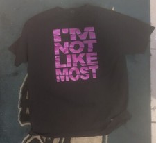 Nia Jax I'm Not Like Most Vintage Licensed WWE X-Large T Shirt NEW
