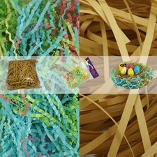 Multicolor Happy Easter Gift Box Filler Shredded Paper Grass, Basket Stuffers