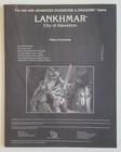 LANKHMAR CITY OF ADVENTURE MAP GEOMORPH BOOKLET DUNGEONS & DRAGONS TSR 1985