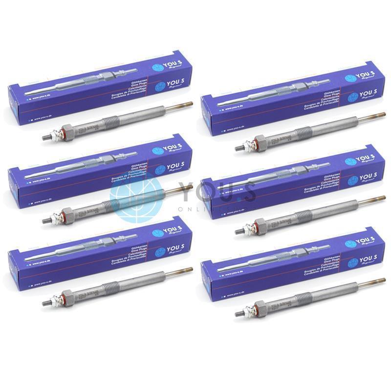 6 X YOU.S Original Glow Plugs For BMW 7 Series 730D 730D XDRIVE 740D 740D XDRIVE