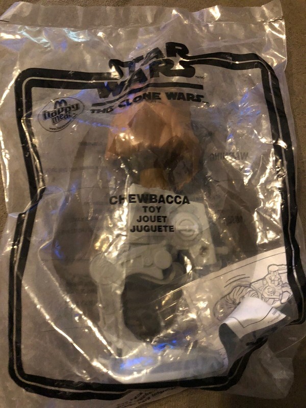 Star Wars The Clone Wars Chewbacca McDonalds Happy Meal Toy 2008 NIP Mcds