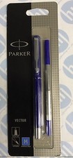 Parker Vector Rollerball Pen with Medium Nib Blister Pack - Blue