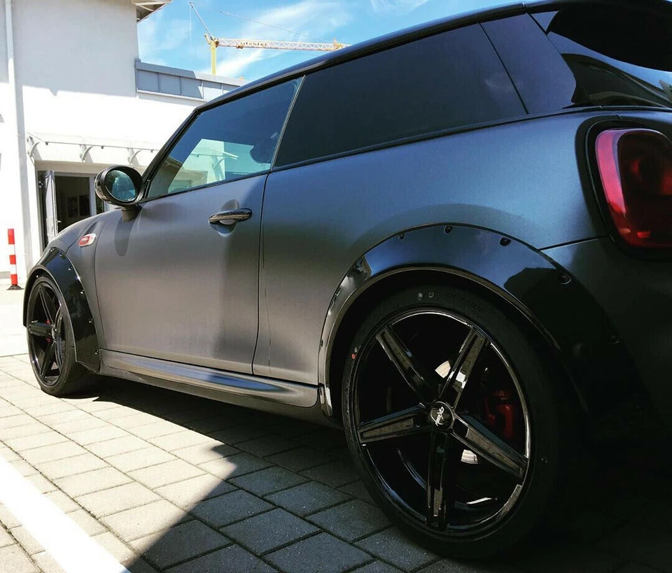 Mini Cooper Fender Flares CONCAVE Wide Body Wheel Arches 70mm 4pcs set - Image 4 of 4