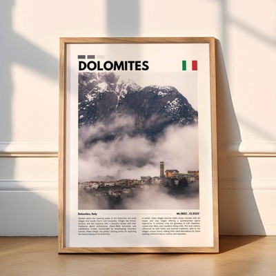 Dolomites Alpine Vista