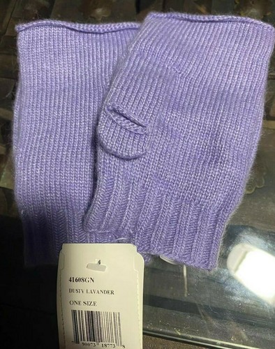 Portolano Womens Flip-Top Mittens DUSTY LAVANDER ONE SIZE NWTS - Picture 5 of 7