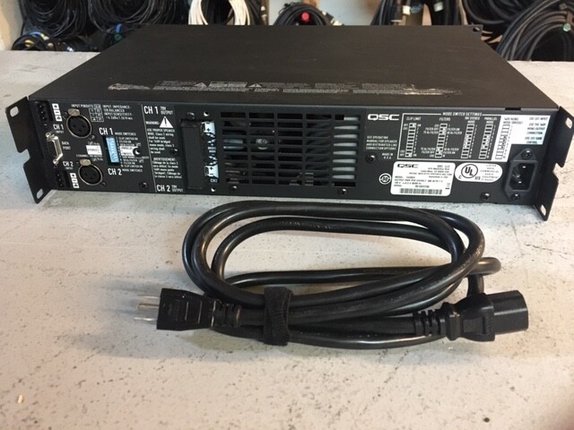 CX302V QSC パワーアンプ DIRECT 70V AMPLIFIER Lot of (2) QSC CX302V Two-Channel Direct 70V Power Amplifier