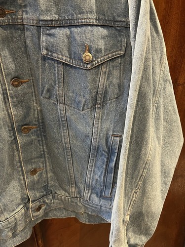 Men’s Wrangler Denim Jacket Large Heavy Metal Patches Nivarna Deftones Korn - Picture 4 of 13