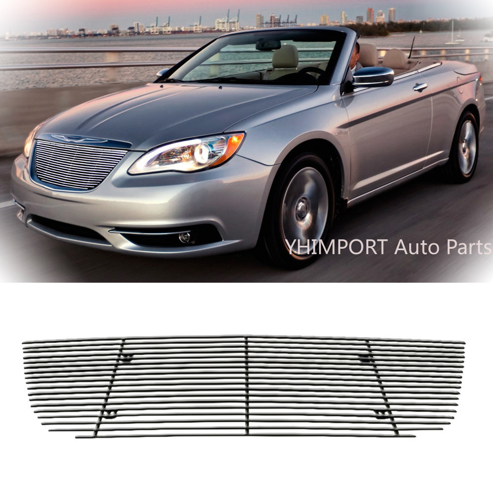 2011-2014 Chrysler 200 Chrome Billet Front Grille Insert Upgrade
