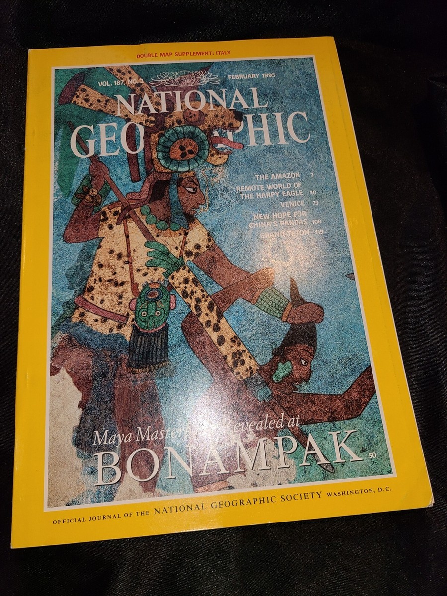 National Geographic Magazine February 1995 Italy Amazon Venice