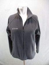 Columbia Size S Womens Black Full Zip Stand Collar Fleece Athletic Jacket 506