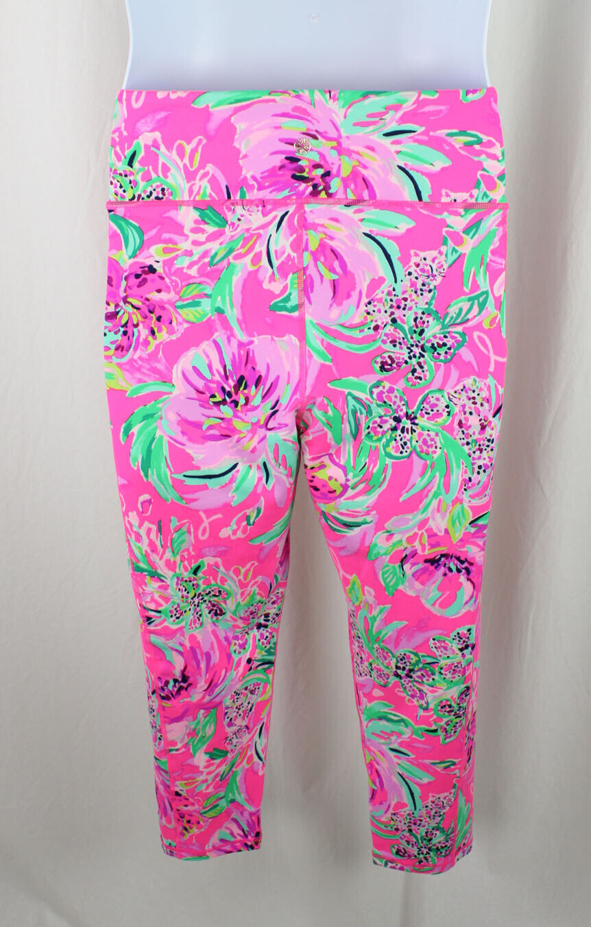 Lilly Pulitzer Luxletic Pink Multi Floral Print H… - image 2