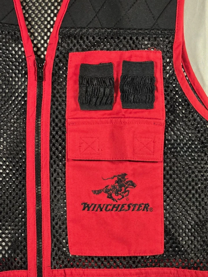 Winchester Shooting Vest, Mesh with & Ammo Pockets, Vintage - Image 2 of 4