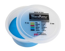 Cando Theraputty Standard Hand Exercise Putty - 3 oz - Blue - Firm