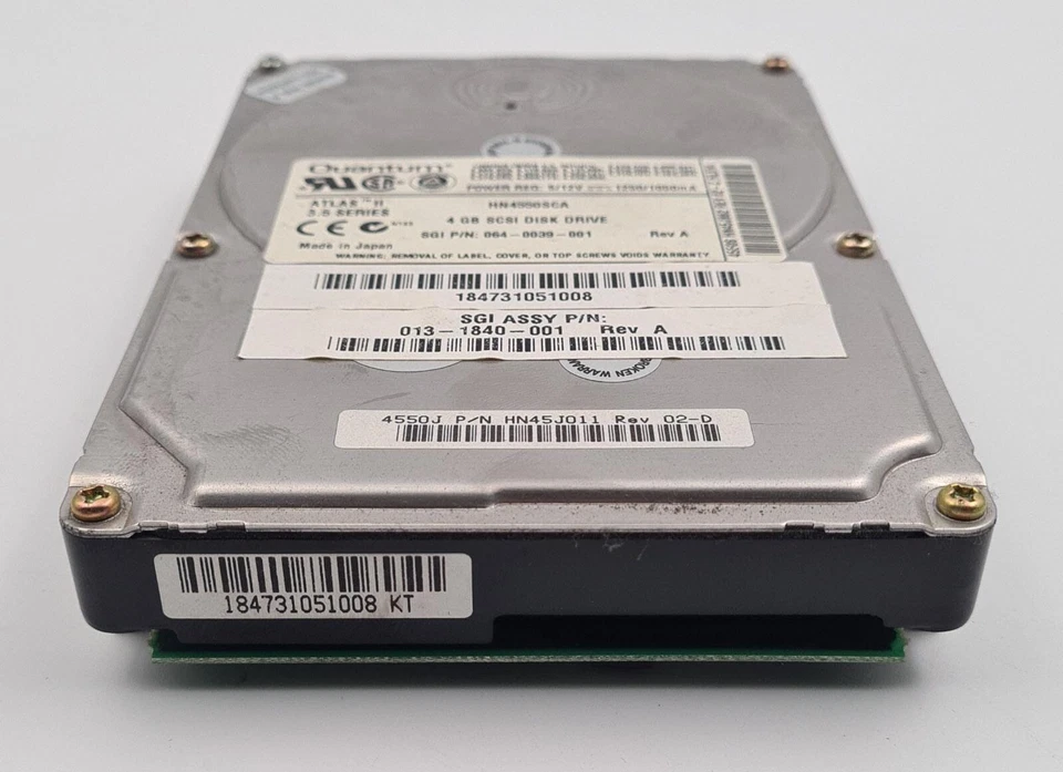 Quantum Atlas II 064-0039-001 HN4550SCA 4GB SCSI DISK DRIVE for SGI OCTANE - Image 3 of 4