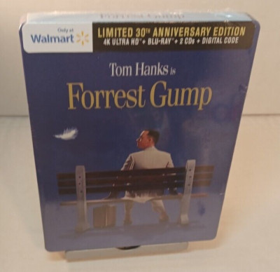 Forrest Gump Steelbook (4K + Blu-ray)-NEW (Sealed) Box Shipping with Tracking