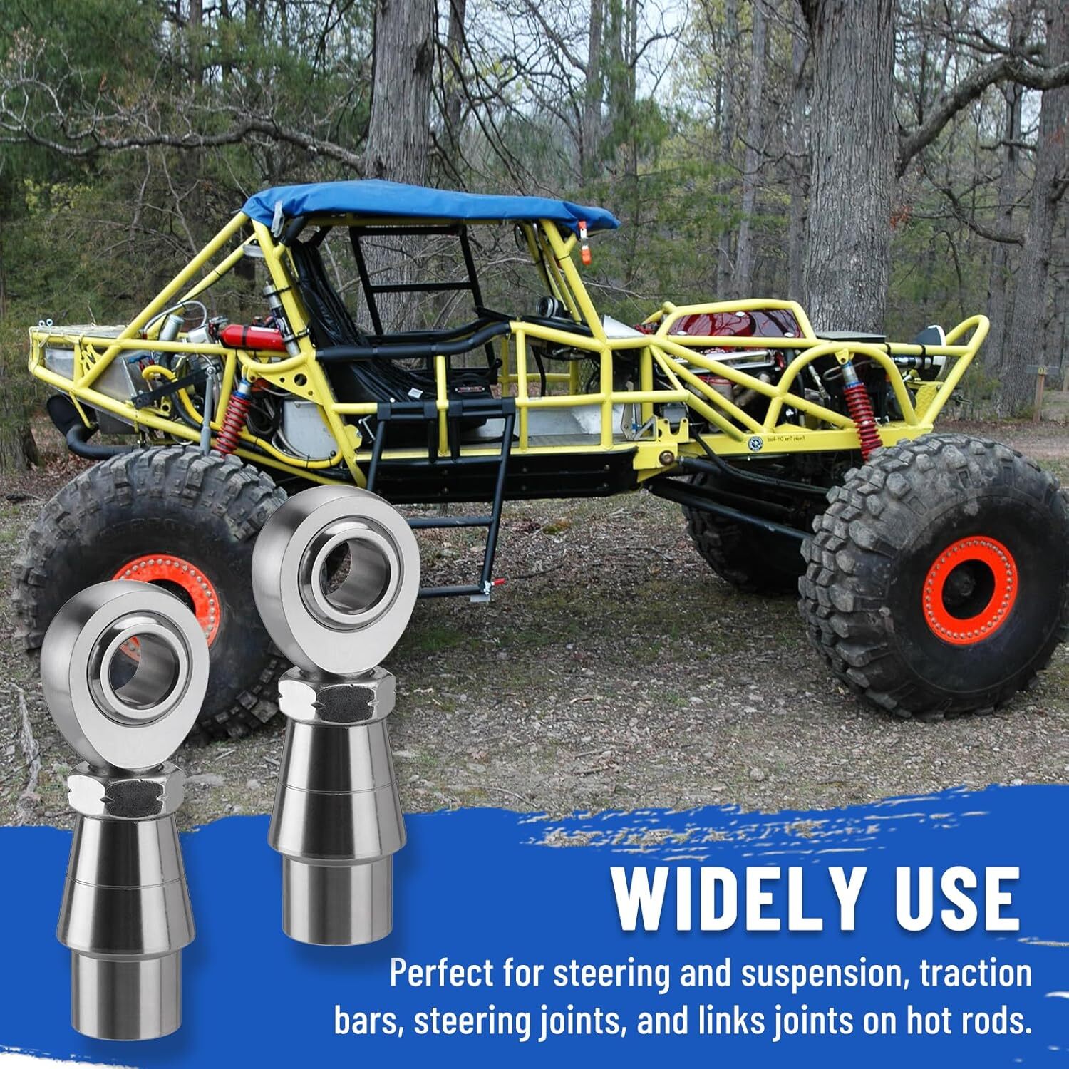 5/8'' Heim Joints Rod End Suspension Kit, 750'' Chromoly Left +Right Hand Thread