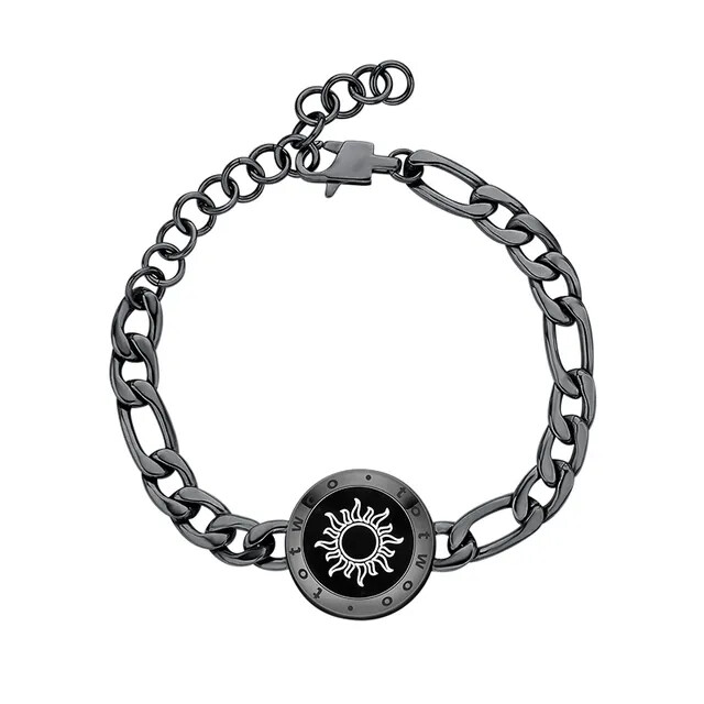 Stainless Steel Grey Chain- Sun 2