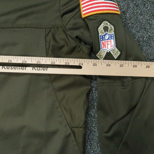 Los Angeles Rams Pullover Men Extra Large Green Nike Shield Salute To Service XL - 第 10/12 張圖片