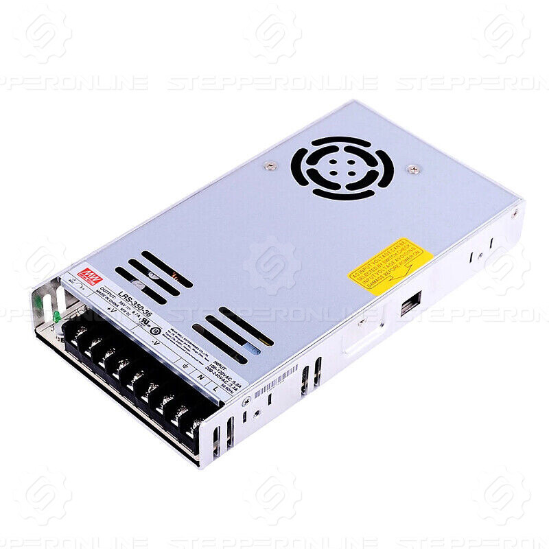 STEPPERONLINE 4 Axis Nema 23 Stepper Motor 270oz,2.8A &LRS-350-36 Power CNC kit