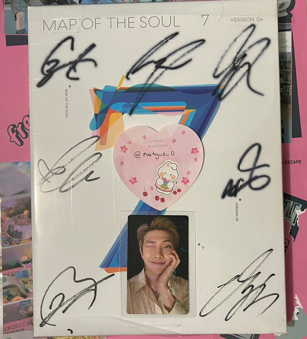 BTS MAP OF THE SOUL 7 アルバム 直筆 サイン入り BTS 直筆サイン入り map of the soul 7 アルバム