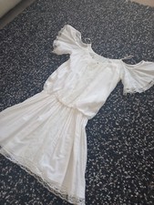 Guess Women's White Size XS sz 8Lace Cold Shoulder Sheath Dress lace