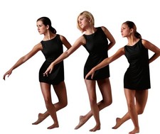 Illumination BLACK Child Large Contemporary Tap Dress Ballet Dance Costume New