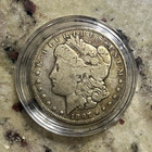 1897 Morgan Silver Dollar $1 0.900 Fine San Francisco Business Strike — photo 1