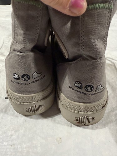 Stivali Palladium Unisex Pampa Ciao Originali Grigio Uomo 12,5 Donna 10,5 Ottime Condizioni!! - Foto 5 di 7