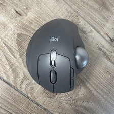 Logitech M-R0065 MX Ergo Wireless Trackball Mouse No Dongle with Plate Working