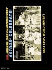 2020 Topps Heritage #201 Astros Celebrate! 8 - NM/MT