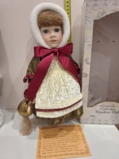 Porcelain Doll "Patsy" 34 cm by Leonardo Collection.