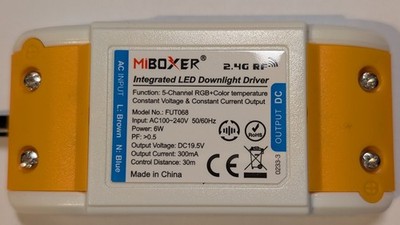 MIBOXER LED Treiber Controller RGBWW FUT38 220V AC 18 DC Milight