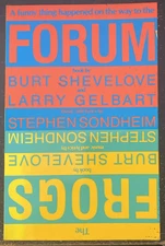 A FUNNY THING HAPPENED ON THE WAY TO THE FORUM/THE FROGS Sondheim RARE