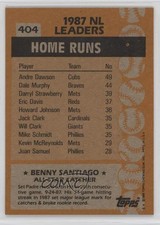 1988 Topps All Star Blank Front Benito Santiago #404 0kb5