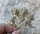 Five Miniature Gold Plastic Angel Christmas Ornaments Mini Tree Decorations — photo 4