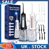 Cordless Water Flosser Dental Electric Oral Irrigator Teeth Cleaner 6 Jet Tips