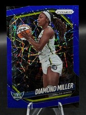 2025 Panini Prizm WNBA #27 - Diamond Miller (Blue Velocity) Dallas Wings