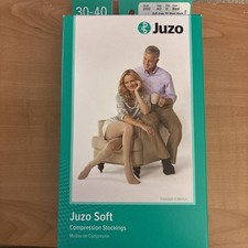 JUZO Soft 2002AD 30-40 mmHg Knee High FF Black Size III Short NEW