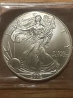 2002  Walking Liberty American Eagle 1 oz Fine .999 Silver Dollar