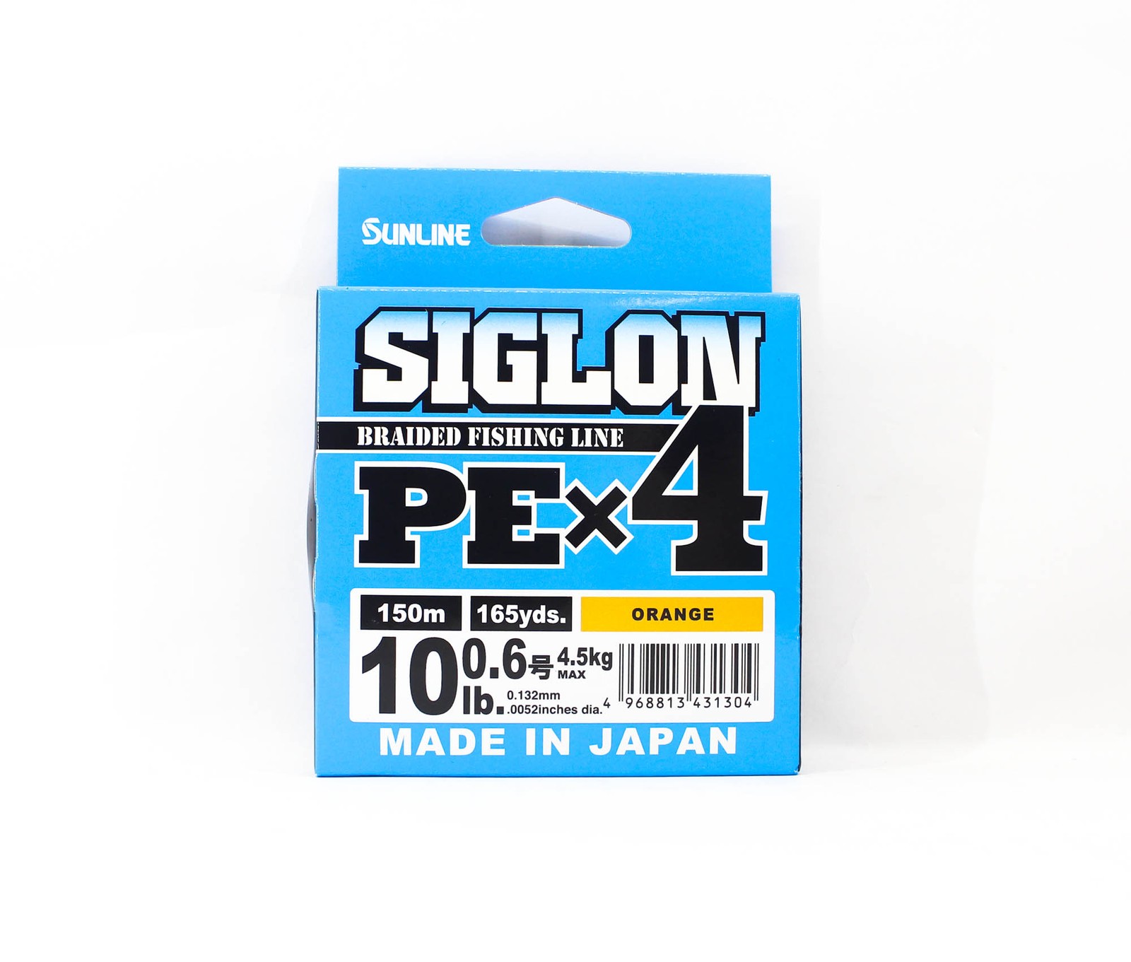 Sunline P.E Line X4 Siglon 150M P.E 0.6 10LB Orange (1304)