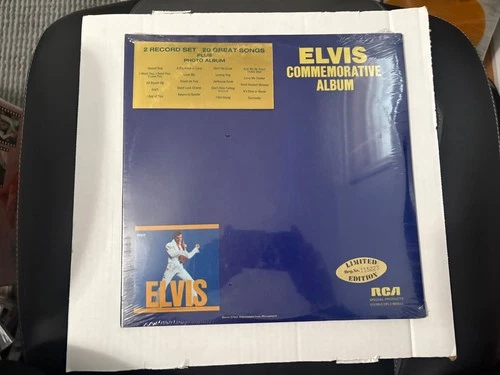 Elvis Presley RCA DPL2-0056 Commemorative Album 2 LP W/ Gold Hype SEALED