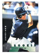 ROOKIE CARD JOSE CRUZ JR Seattle Mariners 1997 Donruss Baseball MLB Card #396. rookie card picture