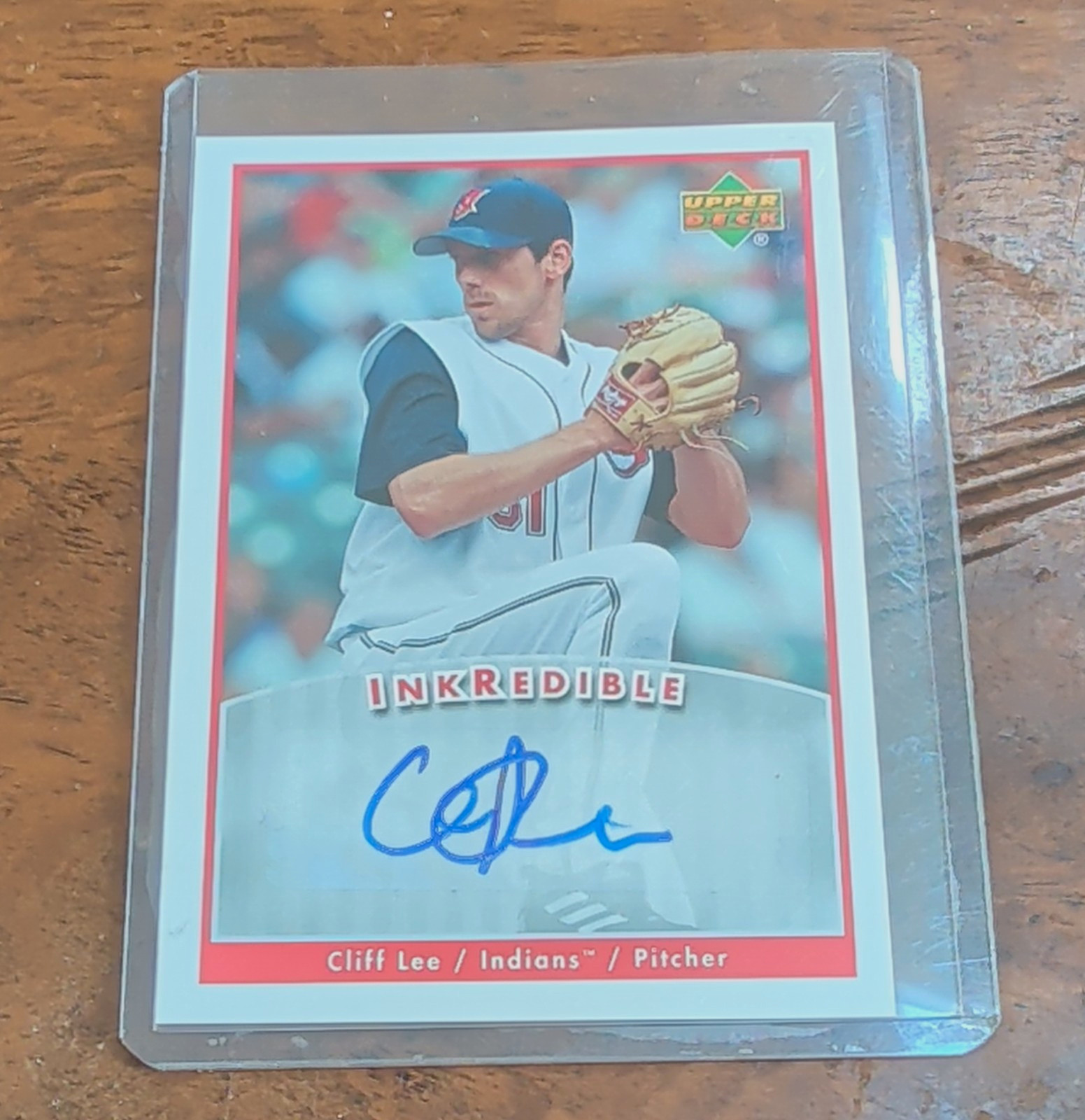 Upper Deck 2006 Inkredible Cliff Lee Autograph Card I-CL Cleveland Indians