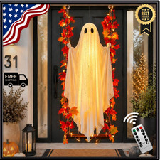 Halloween Decorations Outdoor Indoor-5.3ft Hanging Ghost Decor with a Maple L...