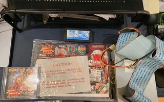 CPS3 JP Street fighter III new generation disc cartridge marquee & move list.