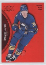 2021-22 Skybox Metal Universe PMG Red 12/100 Rasmus Dahlin #38 2ti