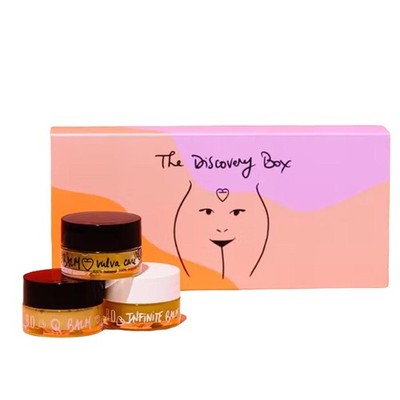 BAÛBO The Discovery Box Vulva & Körpercreme   3 x 15 ml, 100 % natürliche Pflege