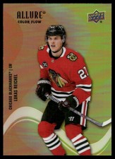 2022-23 Upper Deck Allure #SF-44 Lukas Reichel Color Flow Orange-Yellow
